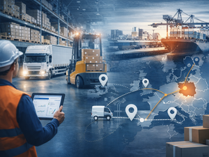 Team in einem kleinen und mittleren Unternehmen (KMU) analysiert Produktionsprozesse und Arbeitsabläufe zur Effizienzsteigerung